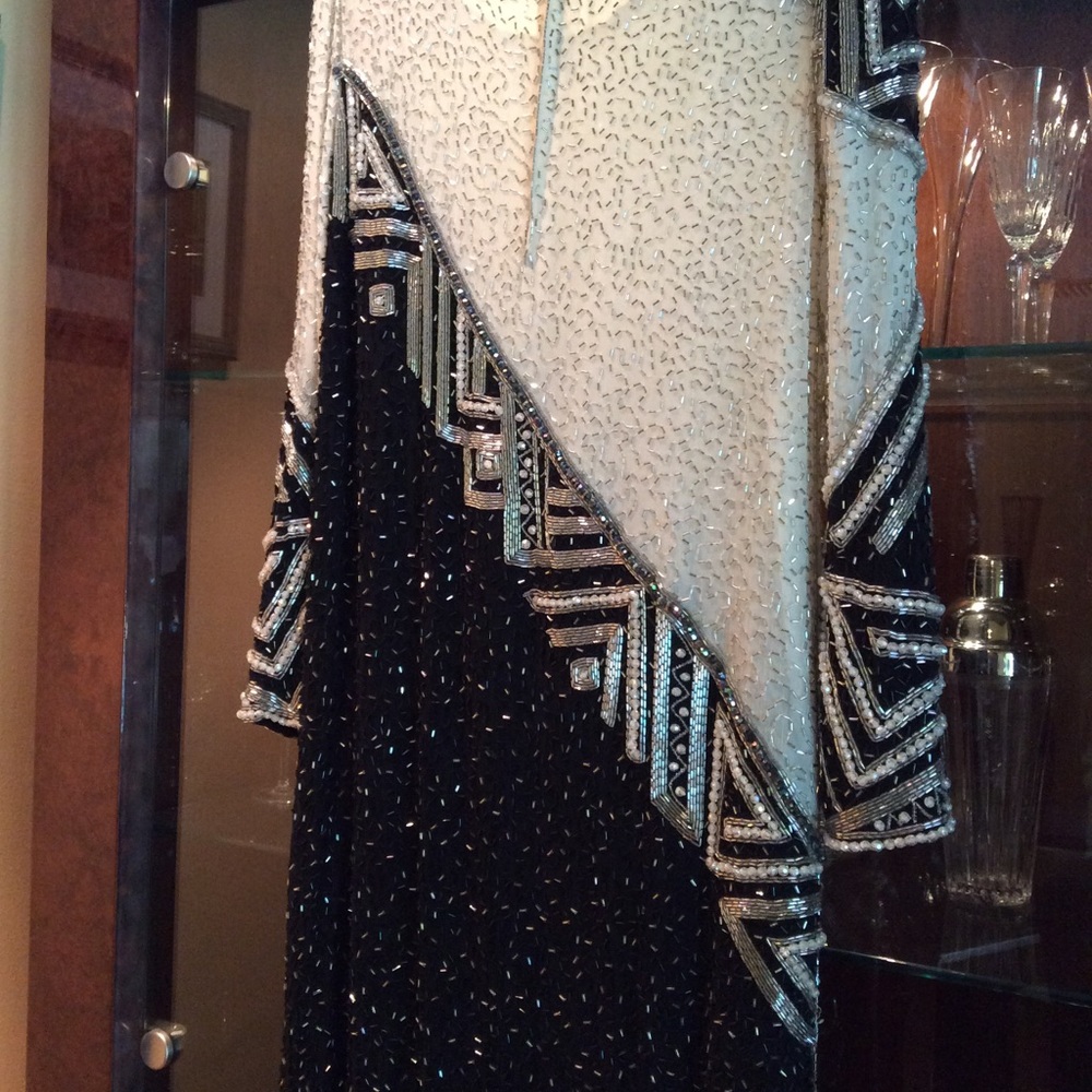 Judith Ann Creations Black and White Dress - Picture 9 of 16
